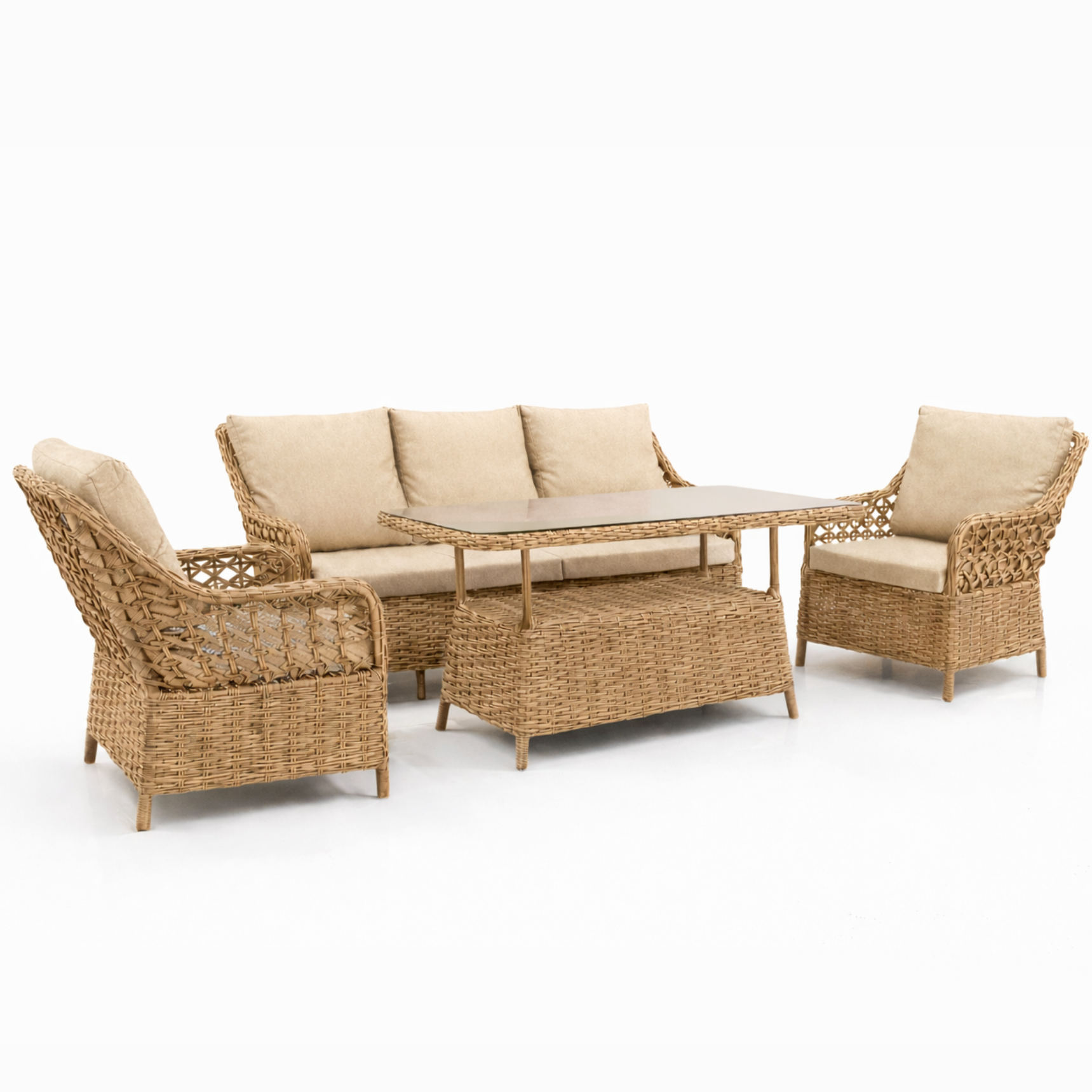 İcon 3+1+1 Raddan Oturma Grubu - Kapiçino